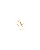 Vergulde ring met papknoopsluiting