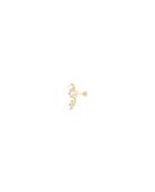 Piercing Galaxie in acciaio inossidabile con ossidi di zirconio oro/bianco