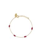 Venus-Armband mit feinem Gold/Rotgold