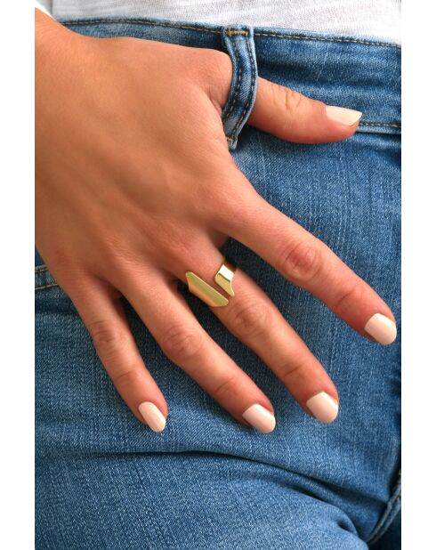 Aztek neuer verstellbarer Ring aus Feingold