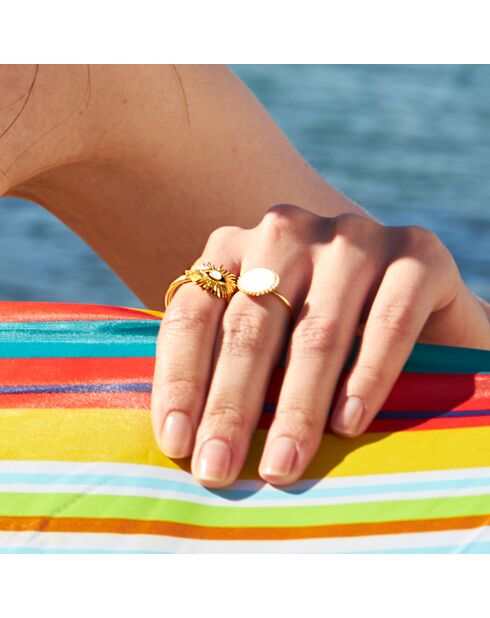 Anillo Freya/oro blanco