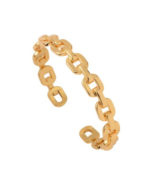 Brazalete Valmont de acero inoxidable dorado