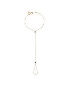 Venus gold/grüner Handschmuck