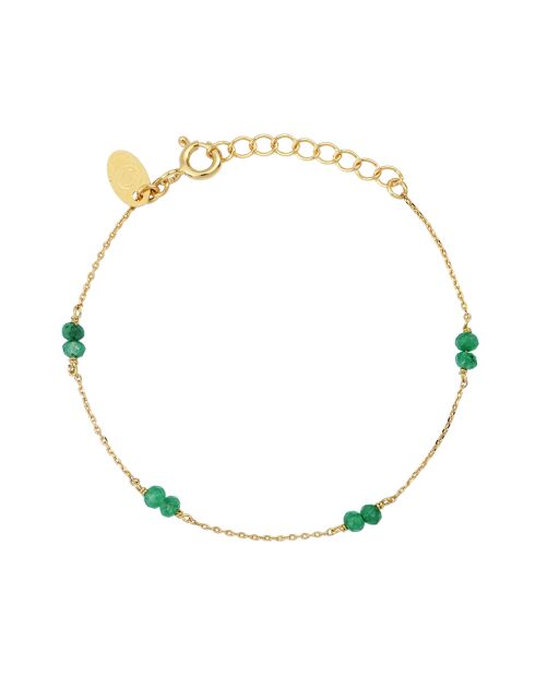 Venus armband met fijn goud/groengoud