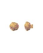 Paar Seven Ohrringe aus Feingold/Rotgold