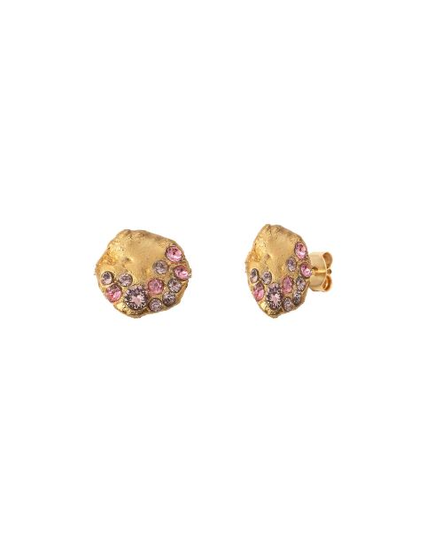 Paar Seven Ohrringe aus Feingold/Rotgold
