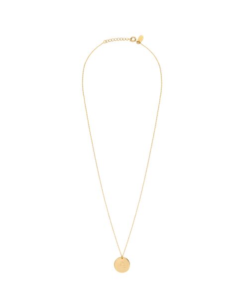 Collier Galaxie Balance à l'or fin et orné de cristaux Swarovski doré