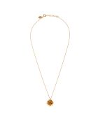 Collana rosa con oro fino