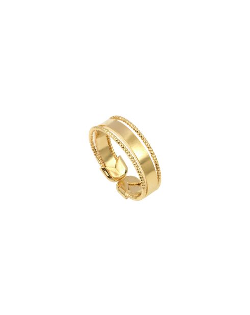 Bague Disco Deluxe PM à l'or fin dorée