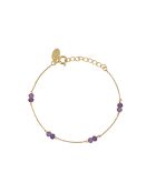 Venus-Armband mit feinem Gold/Purpurgold