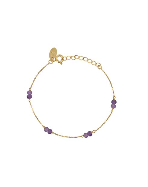 Venus-Armband mit feinem Gold/Purpurgold