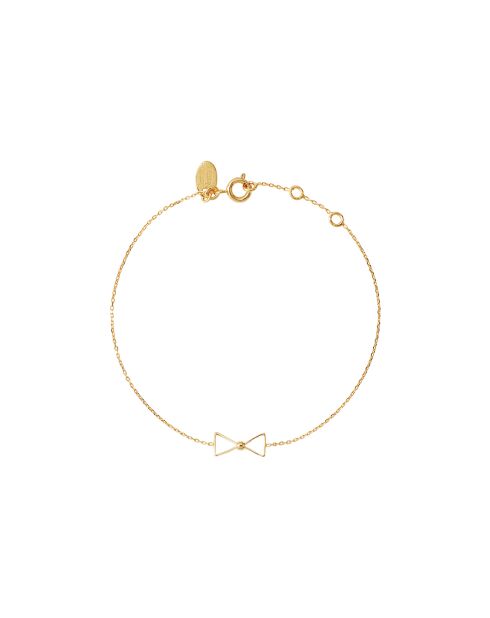 Pap-Knoten-Armband aus Feingold
