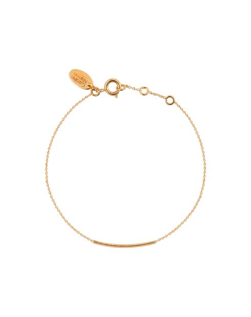 Pulsera fineline chapada en oro