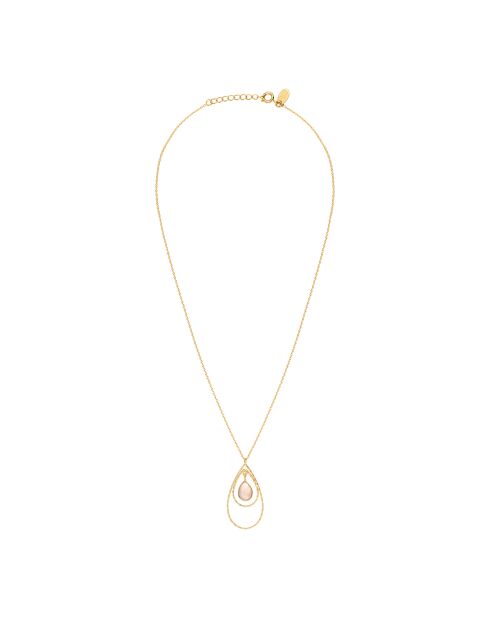 Selma goud/roségouden halsketting