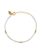 Bracelet Jeri à l'or fin doré/blanc