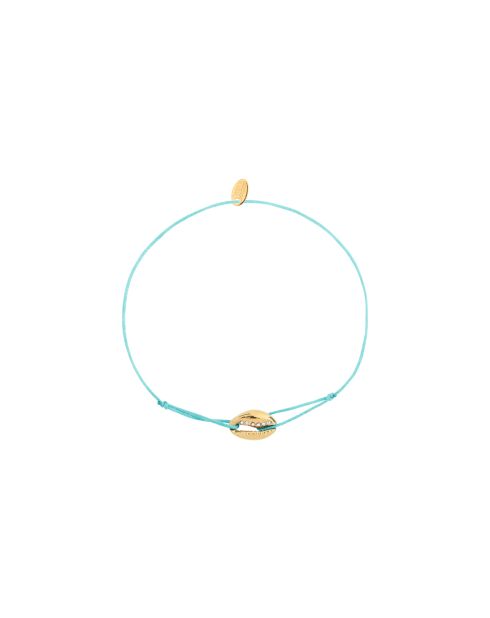 Awa Cauri Kordelarmband aus Gold/Grüngold