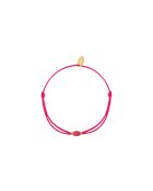 Spirit Cord-Armband aus gefärbter Baumwollkordel und feinem Gold/Rotgold