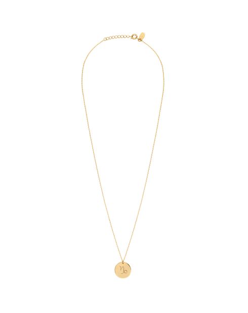 Collier Galaxie Capricorne à l'or fin et orné de cristaux Swarovski doré