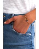 Armband aus Fidschi-Gold/Blauem Feingold