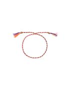 Isla gelbes Armband aus gewebter Baumwollkordel