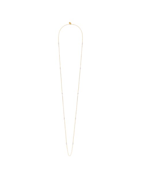 Collana Venus in oro fino/oro bianco