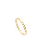 Billie MM Armreif aus goldfarbenem Edelstahl