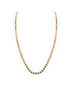 Collana in pastiglia d'oro fine