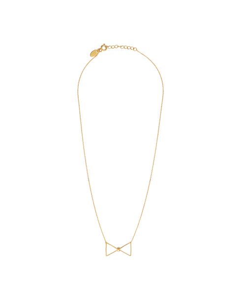 Collier grand modèle Noeud Pap à l'or fin doré