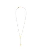 Rosenkranzkette Teresa aus Gold/grünem Feingold
