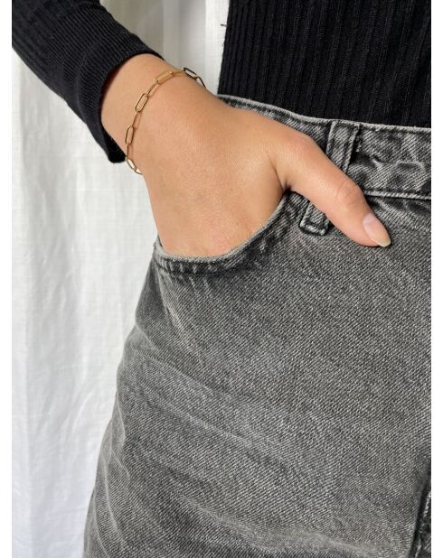 Pulsera Clip-it en oro fino