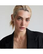Collana Undici in oro/oro fino blu