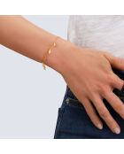 Bracciale pregiato in foglia d'oro