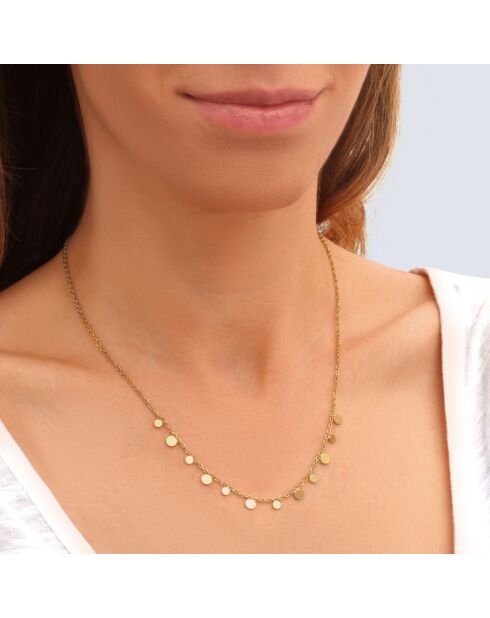 Collier Florence en acier inoxydable doré