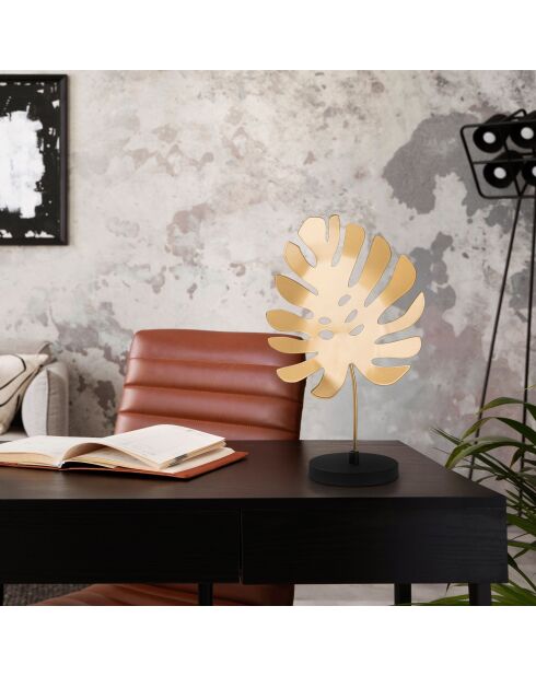 Objet décoratif DM-006 doré/noir - 37x24x13 cm