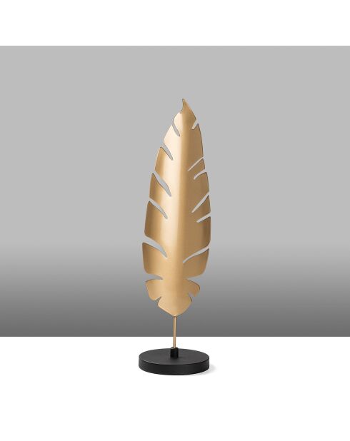 Objet décoratif DM-003 doré/noir - 51x13x13 cm