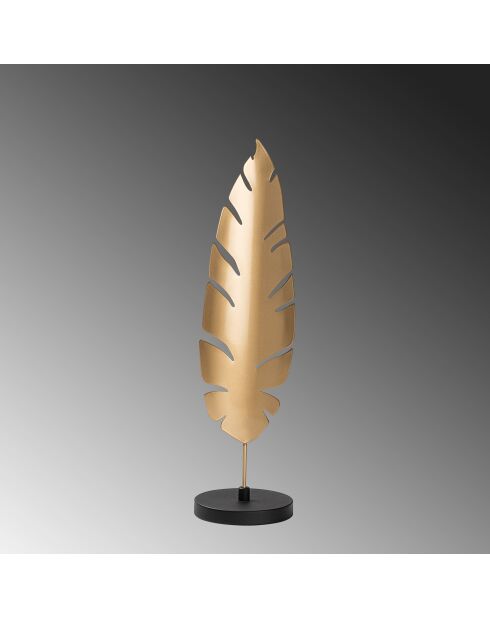 Objet décoratif DM-003 doré/noir - 51x13x13 cm