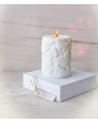 Candela profumata alla vaniglia bianca - 11x7 cm