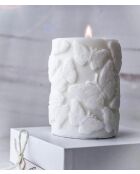 Candela profumata alla vaniglia bianca - 11x7 cm