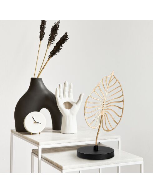 Objet décoratif DM-009 doré/noir - 30x14x13 cm