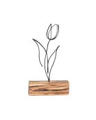 Objet décoratif M-036 noir - 17x30x3,5 cm