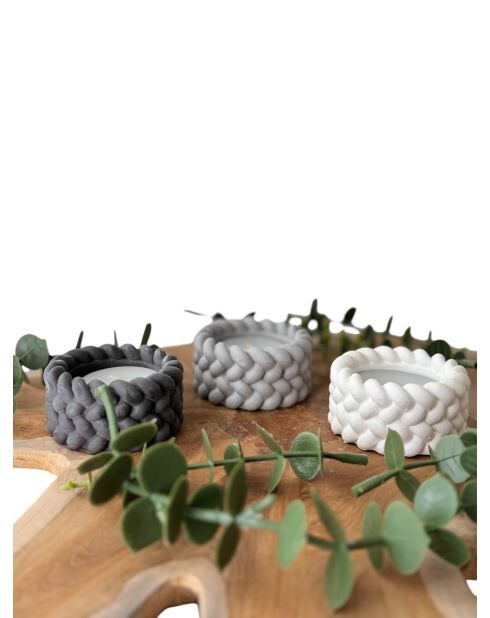 Glamour Candle 6S paarse kaarsenset - 3 stuks