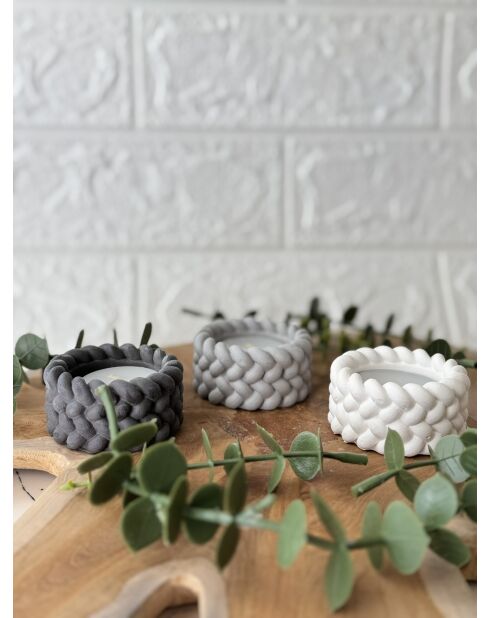 Glamour Candle 6S paarse kaarsenset - 3 stuks