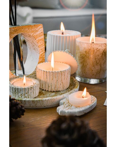 Vanilla Amber Gold Duftkerzenset, 8-teilig