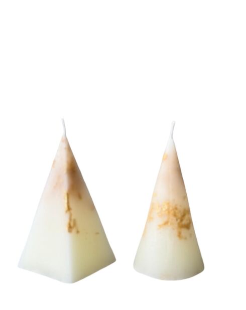 Glamour Candle 16M witte kaarsenset - 2 stuks