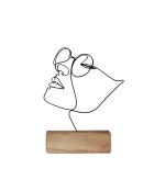 Objet décoratif M-037 noir - 17x31x3,5 cm