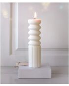 Candela profumata alla vaniglia bianca - H.19 cm