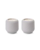 Set di candele bianche Hasır Mum - 2 pezzi