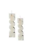 Glamour Candle 37ST set di candele bianche - 2 pezzi