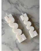 Glamour Candle 37ST set di candele bianche - 2 pezzi