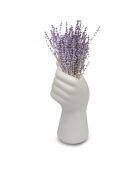 Vase HMY-6404 blanche - H.17cm